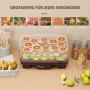 Mattork - Frukttork 6 Nivåer Dehydrator 40-70℃, 43 x 29,5 x 28 cm, ...