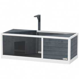 Rymligt Sköldpaddshus med Lekyta och Transparent Design