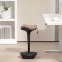 Balanspall, Rörlig Sits, Ergonomisk Höjdjusterbar 68,5-83,5 cm, Brun