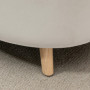 Bänk med Förvaring Pall Oval Form 71 x 51,5 x 42 cm, Beige