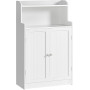 Badrumsskåp med Öppen Fack och Hylla 30 x 60 x 100 cm Vit