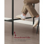 Barbord / Stående Skrivbord Industriell Design och Låda 99,8 x 40 x 104,6 cm Mörkbrun
