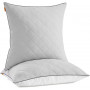 2-Pack Sovkudde Året Runt Komfort 80 x 80 cm, fyllning 1200 g Grå