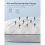 2-Pack Sovkudde Året Runt Komfort 80 x 80 cm, fyllning 1200 g Vit