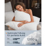 2-Pack Sovkudde Året Runt Komfort 80 x 80 cm, fyllning 1200 g Vit