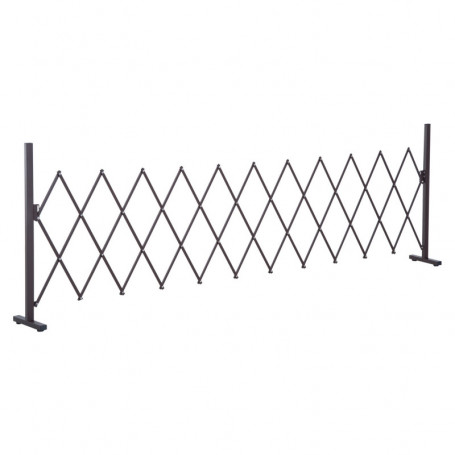 Saxgrind Utdragbar 35 - 300 cm Aluminium 103 cm (H) Brun