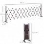 Saxgrind Utdragbar 35 - 300 cm Aluminium 103 cm (H) Brun