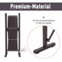 Saxgrind Utdragbar 35 - 300 cm Aluminium 103 cm (H) Brun