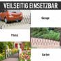 Saxgrind Utdragbar 35 - 300 cm Aluminium 103 cm (H) Brun