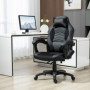 Ergonomisk Gamingstol med Massagefunktion 68 x 69 x 108-117 cm Svart