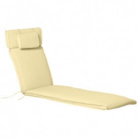 Dyna till Solsäng 198 x 53 x 5 cm Krämvit