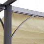 Pergola 3 x 3 m Altantak Skjuttak Beige