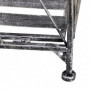 Växthylla 3 Nivåer Antik 44 x 25 x 96 cm Silvergrå