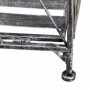 Växthylla 3 Nivåer Antik 44 x 25 x 96 cm Silvergrå
