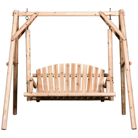 Hängbänk 2-sits - Trädgårdsgunga 187 x 137 x 167 cm