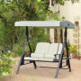 Hammock Gunga 2-Sits 162 x 118 x 173 cm Vit Svart