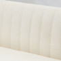 Loungesoffa 2-sits Krämvit Tyg 117 x 56,5 x 77 cm