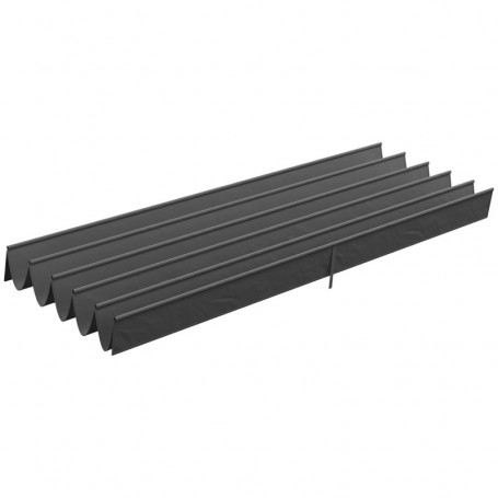 Odlingslåda Väderbeständig Öppen Botten Metall 120 x 60 x 30,5 Grå