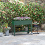 Odlingslåda Metall Upphöjd 109 cm x 44 cm x 80 cm Grön