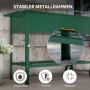 Odlingslåda Metall Upphöjd 109 cm x 44 cm x 80 cm Grön