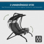 Hammock 2-sits Hollywood 170 x 136 x 170 cm, grå