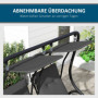 Hammock 2-sits Hollywood 170 x 136 x 170 cm, grå