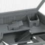 Bur till Smådjur med ramp, gungbräda, avtagbar golvpanna 115 x 60 x 55 cm