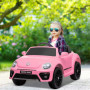 Elbil för Barn VW Beetle med Fjärrkontroll Rosa