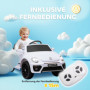 Elbil för Barn VW Beetle med Fjärrkontroll Vit
