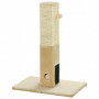 Klöspelare 79 cm (H) med Leksak Beige