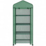 Växthus med Hyllor 69 x 50 x 165 cm Grön