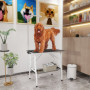 Trimbord Hund / Husdjursskötsel Bord Vikbar 90 x 60 x 76 cm Svart