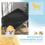 Trimbord Hund / Husdjursskötsel Bord Vikbar 90 x 60 x 76 cm Svart