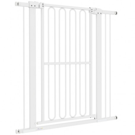 Hundgrind utan Borrning Justerbar 76 - 104 cm