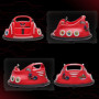 Radiobil Bumper Car 360° Rotation med Fjärrkontroll Röd