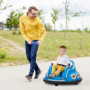 Radiobil Bumper Car 360° Rotation med Fjärrkontroll Blå