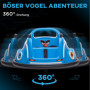 Radiobil Bumper Car 360° Rotation med Fjärrkontroll Blå