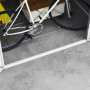 Redskapsbod med Ventilationsfönster 240 x 190 x 180/228 cm, Grå
