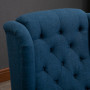 Relax Fåtölj Knappstoppad Retro Blå 74 x 86 x 102 cm