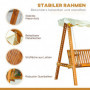 Hammock 3-sits Lärk med Soltak