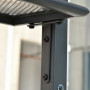 Grill Paviljong med Hyllor Flamskyddad Brun 245 x 148 x 252 cm