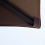 Grill Paviljong med Hyllor Flamskyddad Brun 245 x 148 x 252 cm