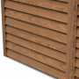 Förråd - Redskapsbod 152 x 235,7 x 208,7 cm Trämönstrad Stål - Brun