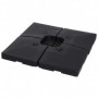 Parasollfot 4 x Vikter fyllas med sandvatten 51 x 51 x 12 cm