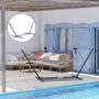 Hammock ram för Hängmatta (313-388) x 109 x 116 cm Metall