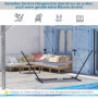 Hammock ram för Hängmatta (313-388) x 109 x 116 cm Metall