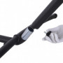 Hammock ram för Hängmatta 280 x 120 x 110 cm upp till 120 kg Metall