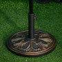 Parasollfot Antik brons 13 kg