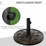 Parasollfot Antik brons 13 kg