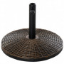 Parasollfot 25 kg Rattan Look Antik Brons Ø53 x 40 cm